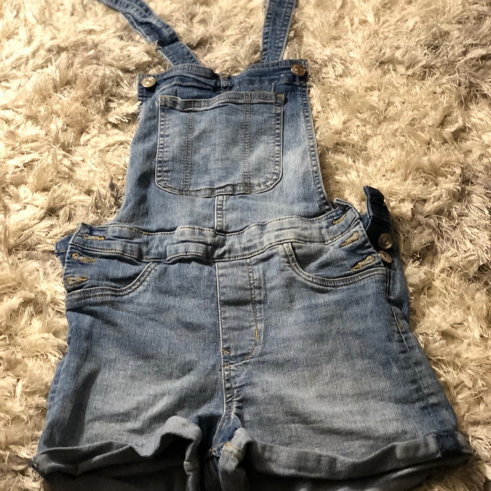 Denim overalls